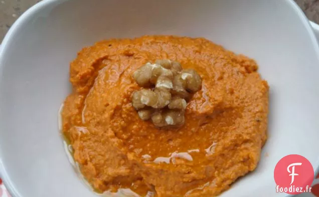 Trempette au Poivron Rouge Et aux Noix