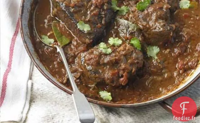 Steak braisé portugais et oignons