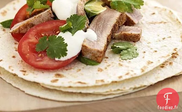 Tortillas de thon frais