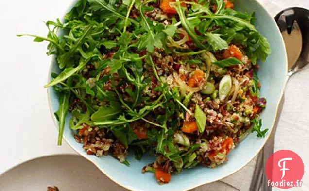 Salade de Riz Rouge et Quinoa à l'Orange et aux Pistaches
