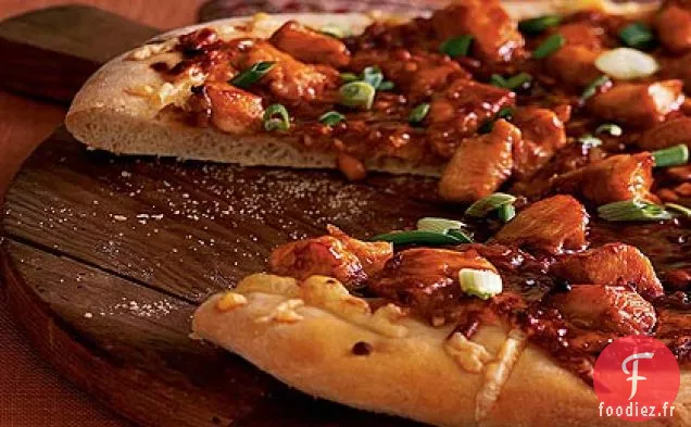 Pizza au Poulet Malaisien