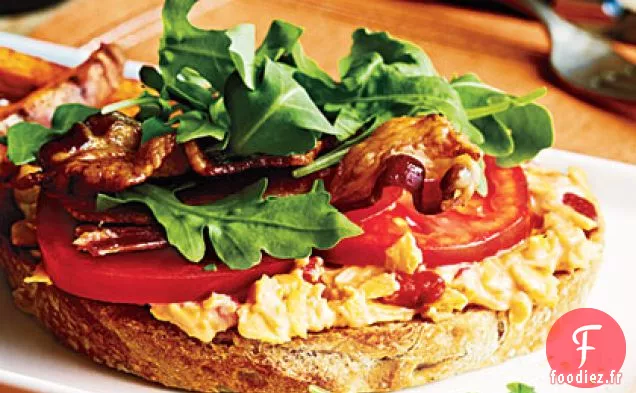 BLTs au Fromage Pimiento à Face Ouverte