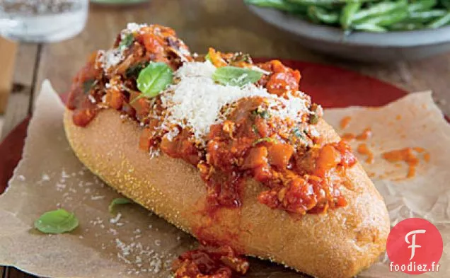 Sous-marins de Boulettes de Viande de Dinde