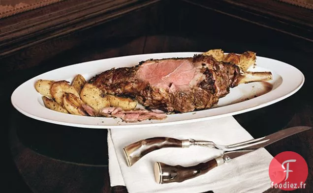 Gigot d'Agneau Rôti aux pommes de terre Yukon Gold