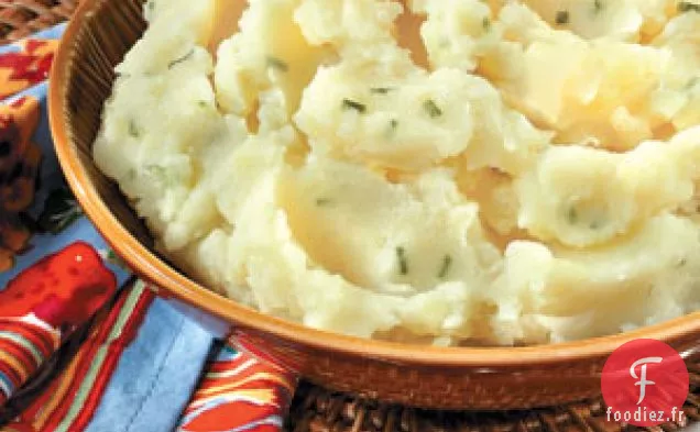 Purée de Pommes De Terre à l'Ail Rôtie