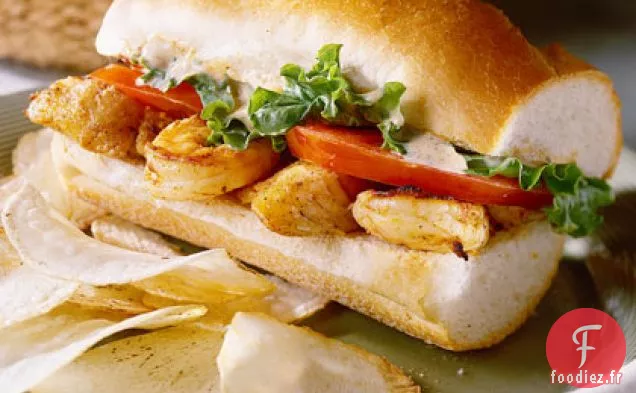 Po'Boy aux Fruits de Mer Grillés