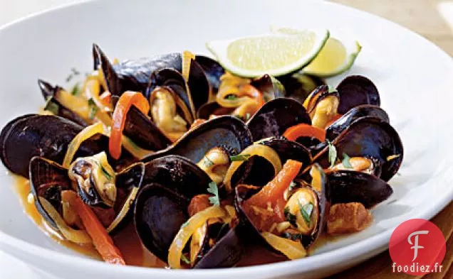 Moules au Poivron Rouge et au Chorizo