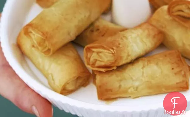 Bouchées filo à la ricotta et aux épinards