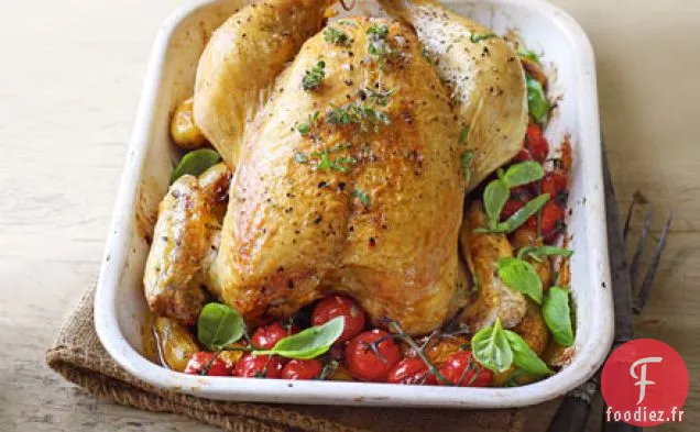 Poulet aux herbes de jardin