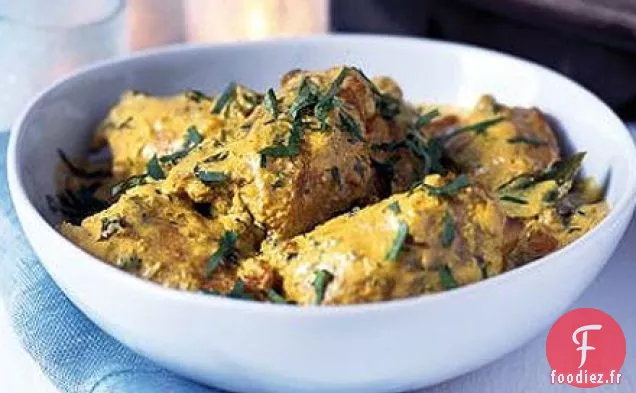 Poulet aromatique aux raisins secs