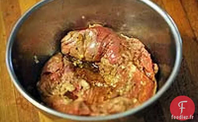 Steak À Trois Pointes Grillé Avec Salsa Au Poivron