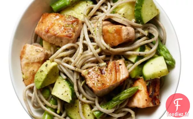 Bol de Nouilles au Saumon