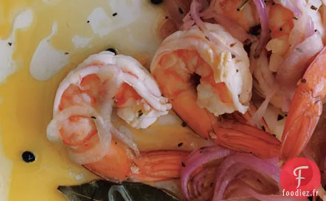 Crevettes à l'Escabèche