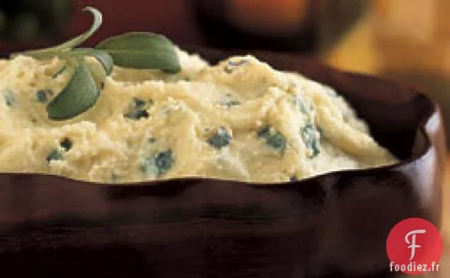 Purée de Pommes de Terre Crémeuse au Fromage de Chèvre et Sauge Fraîche