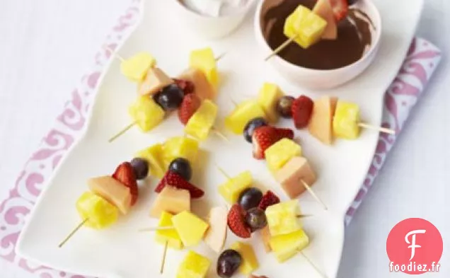 Fondue fruitée