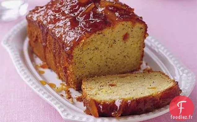 Gâteau à l'orange amère et aux graines de pavot