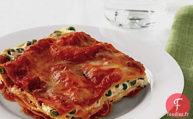 Lasagne aux Pois Sucrés