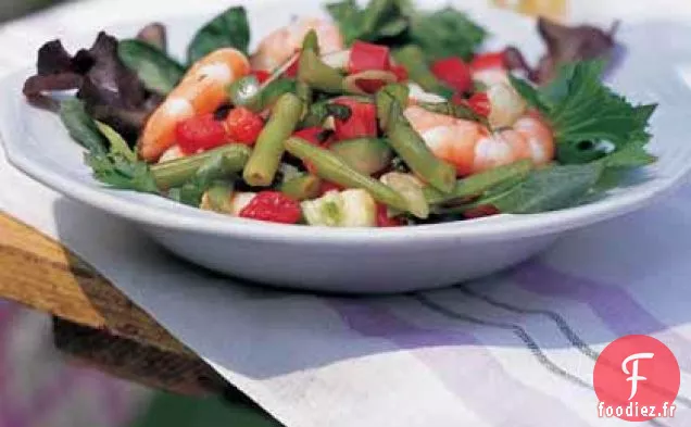 Salade de Crevettes Gaspacho