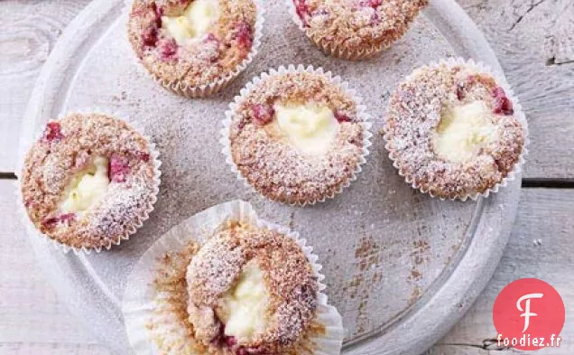 Muffins aux canneberges et au fromage à la crème