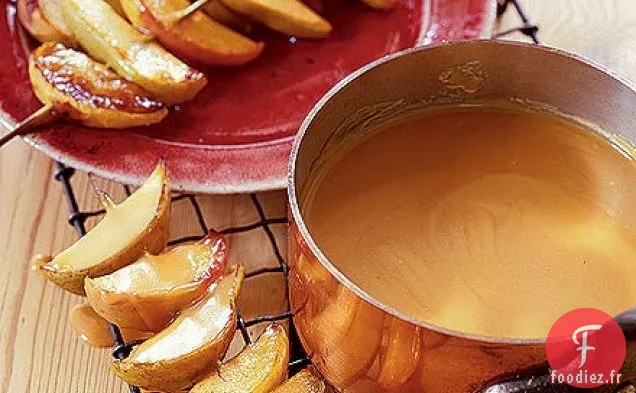 Trempettes au caramel chaud