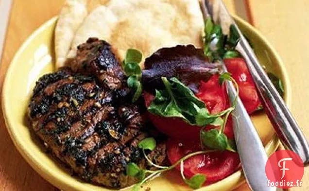 Agneau à l'ail menthe BBQ