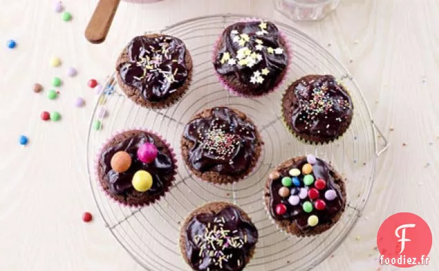 Cupcakes au caramel au chocolat