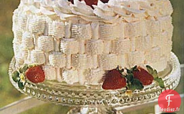 Gâteau au Panier aux Fraises