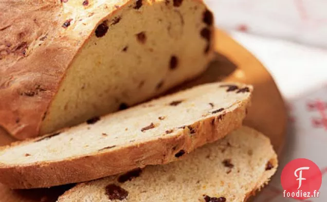 Pain de Petit Déjeuner au Safran et aux Raisins Secs