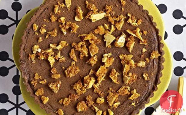 Fudge au miel salé et tarte au chocolat