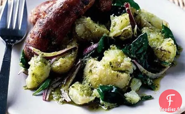 Pommes de terre au pesto citronné