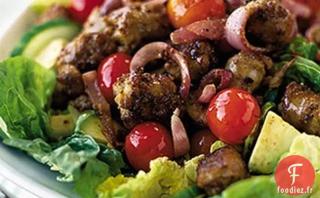 Salade de saucisses grésillantes