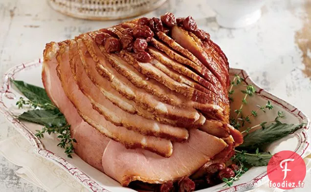 Jambon Glacé aux Cerises et au Porto