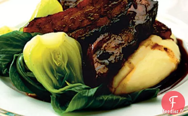 Porc de soja au miel épicé rôti en pot