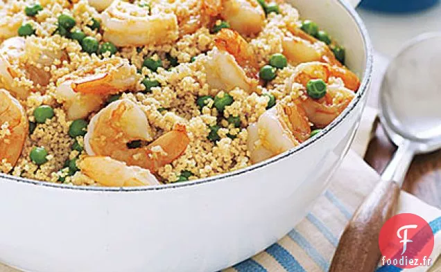 Couscous de Blé Entier aux Crevettes