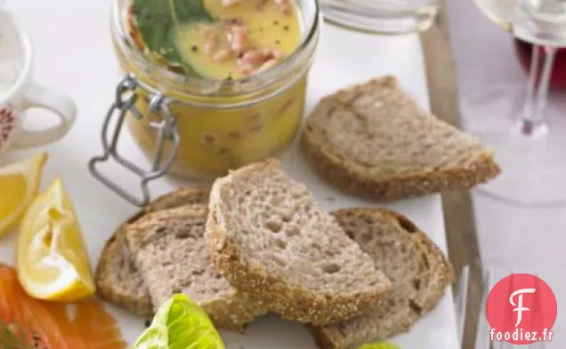 Partage de crevettes en pot