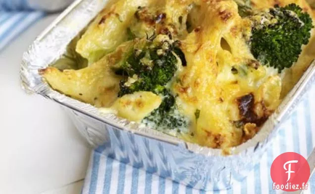 Cuisson des pâtes au brocoli