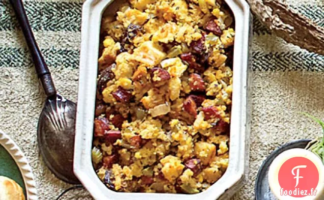 Vinaigrette aux Huîtres et à l'Andouille Fumées