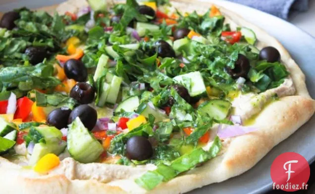 Pizza au Houmous du Jardin