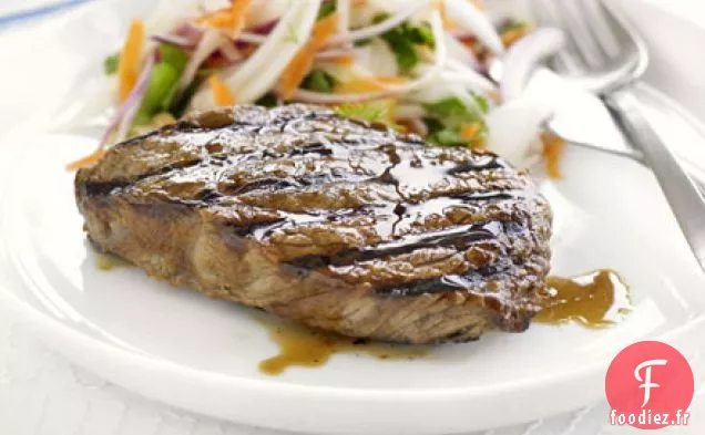 Steak Teriyaki à la salade de fenouil
