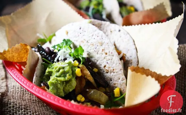 Fajitas de Champignons Portabello Rôtis