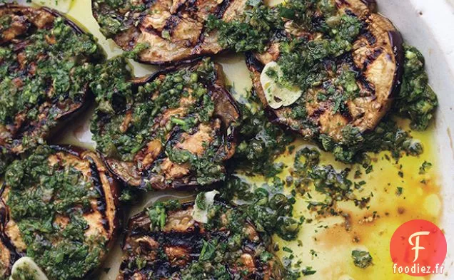 Aubergines Marinées Grillées