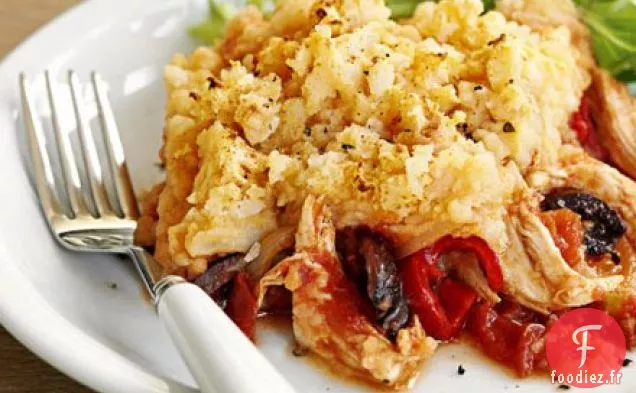 Tarte au poulet espagnole