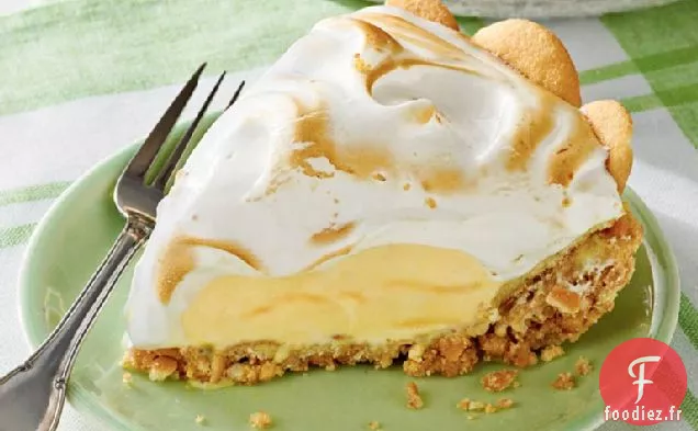 Tarte à la Crème Glacée au Citron Meringuée