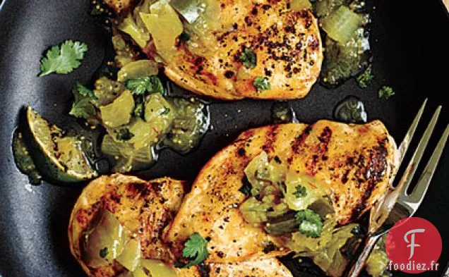 Poulet au Chili Verde Rapide