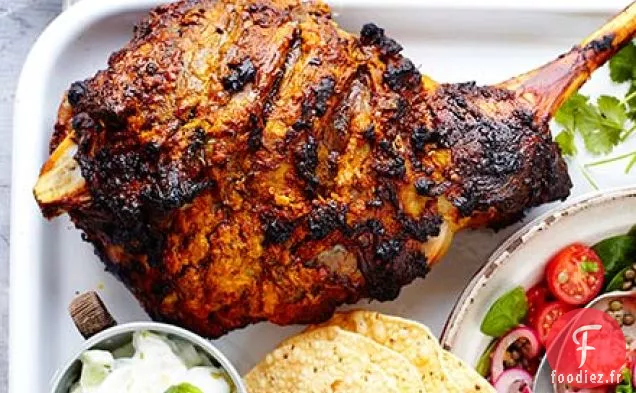 Agneau rôti épicé