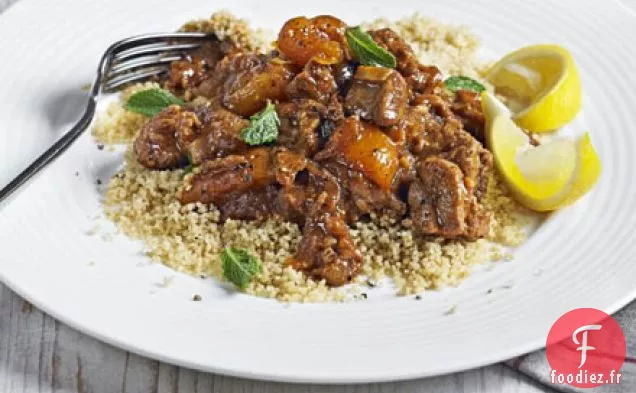 Ragoût d'agneau et d'abricot