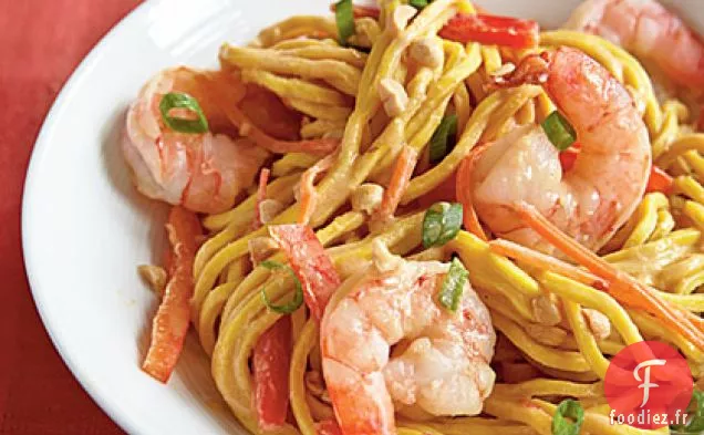 Nouilles Froides aux Arachides aux Crevettes