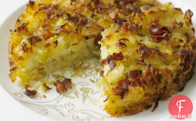 Gâteau rösti cuit au four