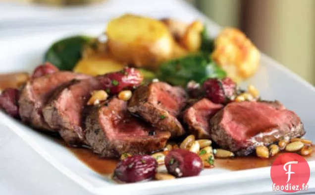 Agneau Grillé aux Légumes au Curry et Gremolata aux Pignons de Raisin