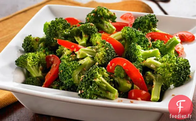 Sauté au Poivron Brocoli